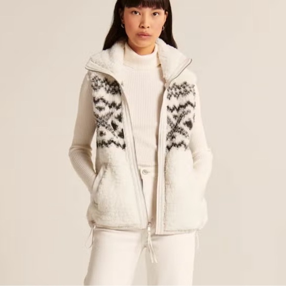 Abercrombie & Fitch Cinched Cocoon Vest SMALL New! - Picture 1 of 8